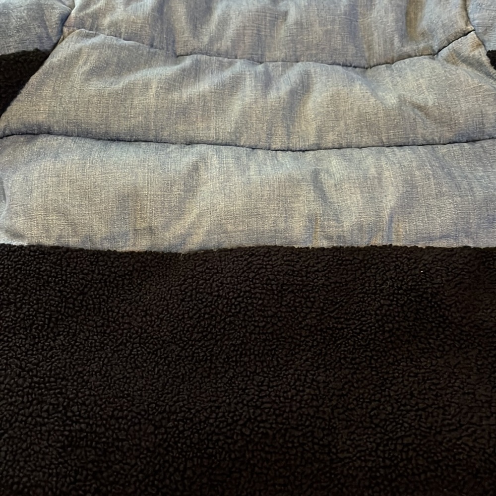 New Tommy Hilfiger Tommy Jeans Denim Sherpa Puffer Jacket - Picture 11 of 12